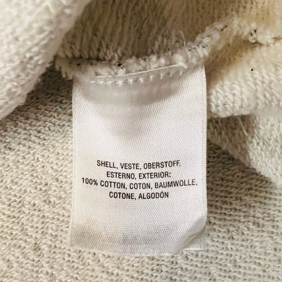 POSTMARK ANTHROPOLOGIE WOMENS WHITE WITH BLACK GEO PATTERN LINES OVERSIZED MED - Picture 10 of 10